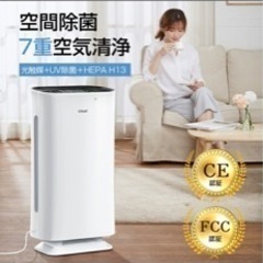 空気清浄機 花粉対策 PM2.5対策 フィルター 30畳適用 マイナスイオン