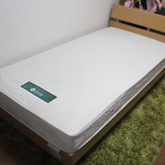 シングルサイズ ベッド、Granzマットレスセット、美品