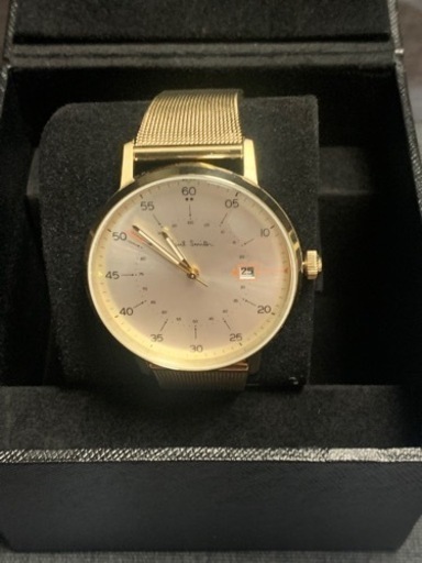 正規品　新品未使用　PaulSmith 腕時計 ゴールド P10130 ゴールドメッシュベルト