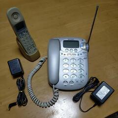 SHAP ナンバーディスプレイ対応 コードレス電話機 CJ-V70CW