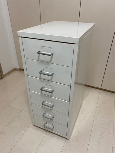 Ikea スチールキャビネット 金属製 キャスター付き わーさん 江東のオフィス用家具 キャビネ の中古あげます 譲ります ジモティーで不用品の処分