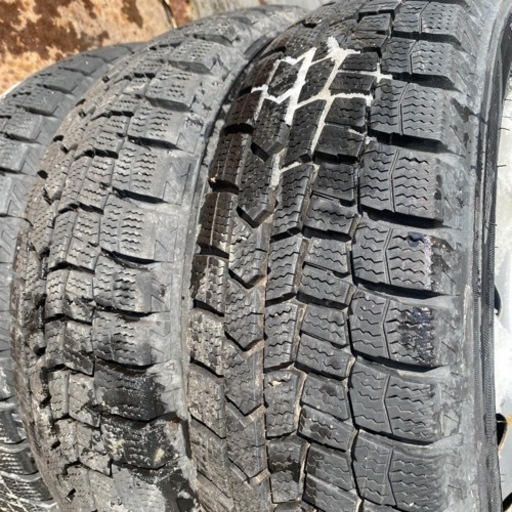 スタッドレスタイヤ　155/65R13 2020年製　バリ山