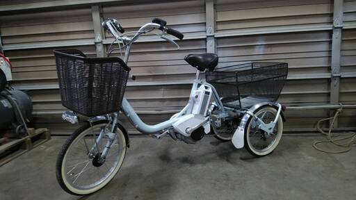 【美品】ヤマハ　電動アシスト自転車　PASワゴン　PT16　X974　前18/後16インチ　少走行品