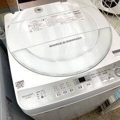 SHARP 2018年 シャープ 6.0kg ES-GE6B-W