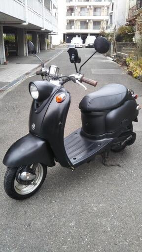 【配送可\u0026整備済】ヤマハ　ビーノ　つや消し黒　2st　原付　バイク　50cc　スクーター