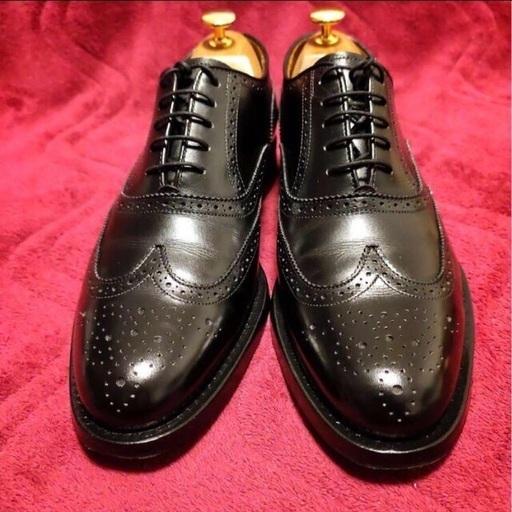 未使用】スペイン製 オール本牛革 糸縫い 高級ドレスシューズ