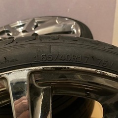 タイヤ、ホイールセット　17インチ