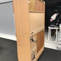 最終値下げ⭐︎unico  HUTTE(SV) ヒュッテ　上下分割式キッチンボード　120cm幅