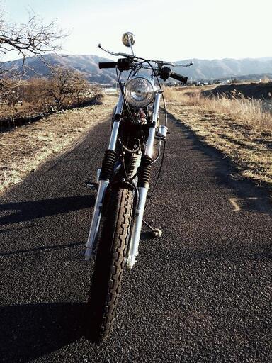 【1998年式\u0026低走行】 YAMAHA SR400 チョッパー フレーム加工無し