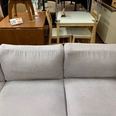 【リサイクルサービス八光　田上店　配達・設置OK】グレー　フロアコーナーカウチソファ