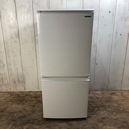 h1036352270（3/9 代替 AS）SHARP シャープ ノンフロン冷凍 冷蔵庫 SJ-D14E-W 2019年製 137L どっちもドア 白 ホワイト 菊倉