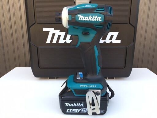 【2021年11月28日購入／新品・未使用品】 makita（マキタ） 18Ｖ インパクトドライバ　TD172DRGX 本体＋充電器＋バッテリ6.0Ah×２＋ケース