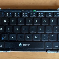 ジャンク　iClever キーボード Bluetooth ワイヤ...