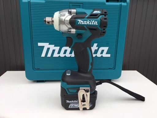 【新品・未使用品】　makita（マキタ）　14.4V 充電式インパクトレンチ　TW284DRGX　バッテリ（6.0Ah）×2個・充電器・ケース