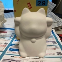【ネット決済】陶器　お絵描き　招き猫