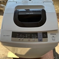 洗濯機 2019年製 HITACHI 5kg NW-50C 美品...