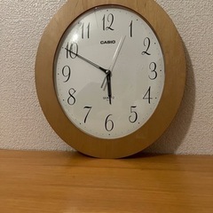 【ネット決済】掛け時計、ナチュラルカラー