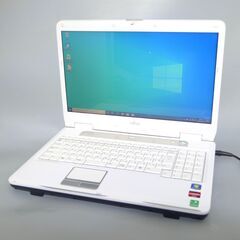 【ネット決済・配送可】Wi-Fi有 ホワイト ノートパソコン 1...