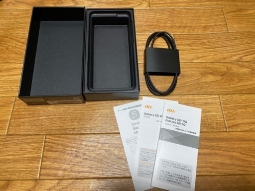 GALAXY S21 5G au版 SIMロック解除済み バイオレット 美品