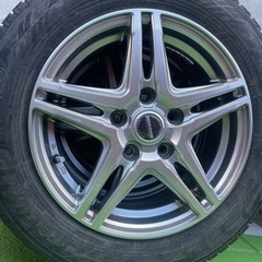 15インチ社外アルミ+BSスタッドレスタイヤ 4本