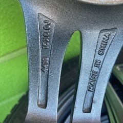 15インチ社外アルミ+BSスタッドレスタイヤ 4本