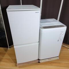 ymh売約済み❌最新2020年製！SHARP✕Panasonic 家電セット♪ 冷蔵庫 洗濯機