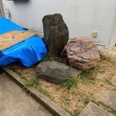 大きな庭石