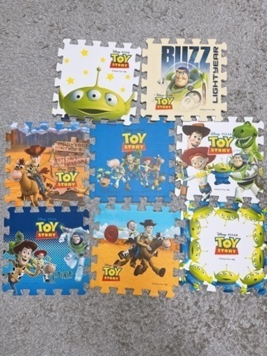 着後レビューで 送料無料】 ジョイントマット トイ・ストーリー ...