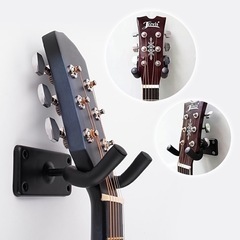 【ネット決済・配送可】ギター好き必須アイテム　壁掛けギタースタン...