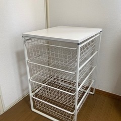 IKEA シンプルラック白　300円！