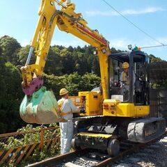 鉄道土木工事　※軌陸両用車オペレーター