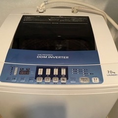決まりました☺︎ AQUA 洗濯機　使用期間　2年半　お譲りします！