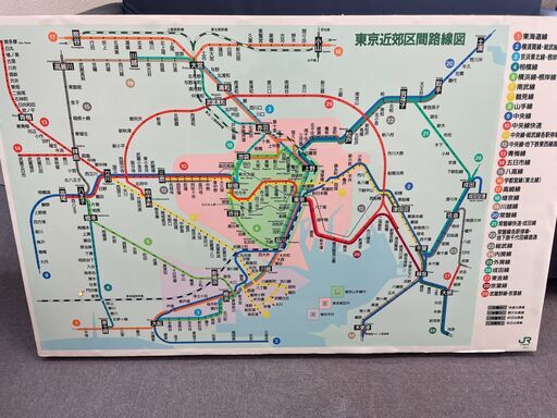 非売品 路線図表 3枚 大型 JR東日本