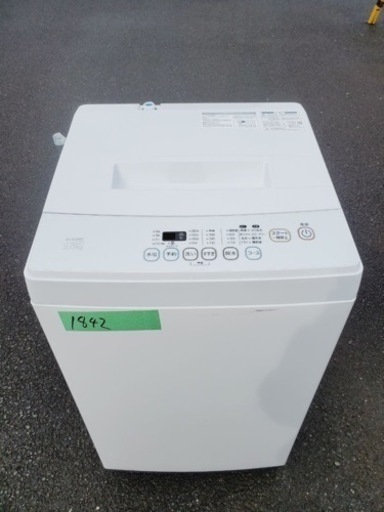 ①✨2019年製✨1842番 ノジマ✨全自動洗濯機✨EM-L50S2‼️