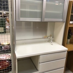 状態良好！パモウナ3枚扉食器棚【トレファク上尾店】