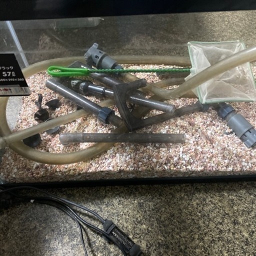 60cm水槽外部濾過ヒーターガラス蓋セットメダカ熱帯魚金魚など 秀吉92 多度津の家具の中古あげます 譲ります ジモティーで不用品の処分