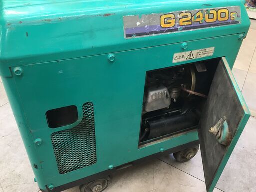 YANMAR ヤンマー 発電機 G2400S ガソリン 動作品 稼働980時間