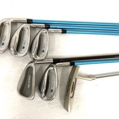 SOLD OUT【レディース！】◆Wilson ウィルソン Tiara EX ティアラ 等◆ゴルフクラブ 9本セット＋セサミストリート バッグ付き