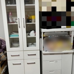 【ネット決済】食器棚、ラックセット