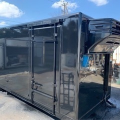 No.580 保冷バン 2ｔ 車 アルミ 箱 バイク 倉庫 トラック コンテナ 米 保管庫 物置 DIY