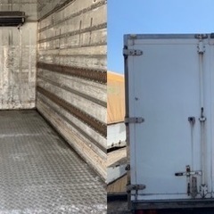 No.579 保冷バン 4ｔ 車 アルミ 箱 バイク 倉庫 トラック コンテナ 米 保管庫 物置 DIY