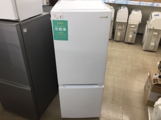 HERB Relax 2ドア冷蔵庫 YRZ-Ｆ15E1 2017年製 角ハガレ、下部ヘコミ有 全容量156Ｌ
