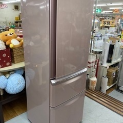 I361 ☆MITSUBISHI 冷蔵庫 (370L・右開き) 2ドア 2013年製⭐動作確認済