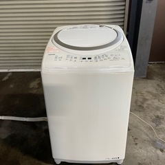 東芝 洗濯乾燥機 AW-8V5 2016年 ホワイト マジックド...