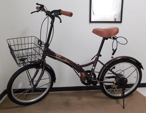 【新品】【ミニベロ】【折りたたみ自転車】20インチ ６段変速【アウトドア】【キャンプ】