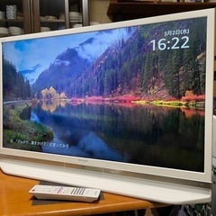 [納品済] 6ヶ月保証　シャープ　40v型　HDD／BD内蔵　オールインワン液晶テレビ　2016年製　状態良好