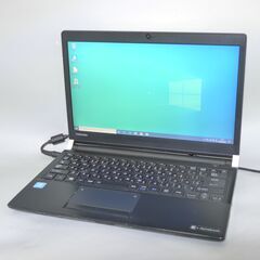 超高速SSD ノートパソコン 13.3型 東芝 R73/B 中古良品 第6世代 Celeron