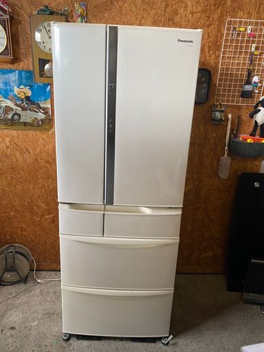 T2801　パナソニック　６ドア冷蔵庫　４５１L　２０１３年　白