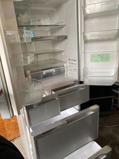 U0104 日立 2011年6ドア冷蔵庫 真空チルド付き