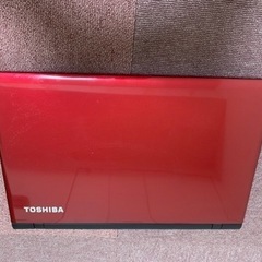 東芝 dynabook PTX5URP ノートパソコン 2016年モデル レッド